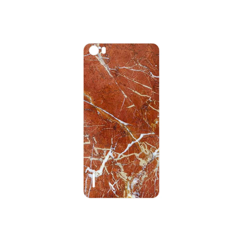 برچسب پوششی ماهوت مدل Red Marble مناسب برای گوشی موبایل آنر 6