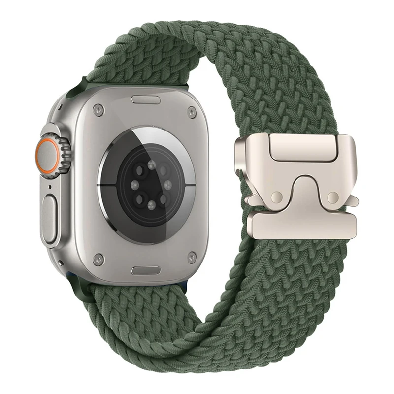 بند ساعت آکوآرا مدل Woven Parachute مناسب برای اپل واچ 44 mm سری 4/5/6/Se
