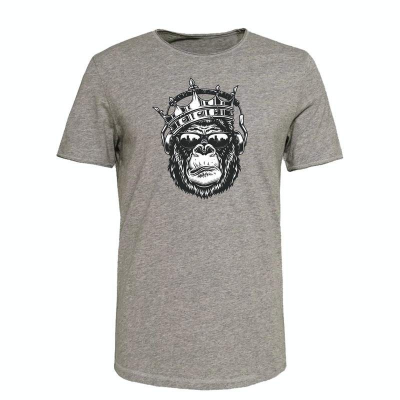 تی شرت آستین کوتاه مردانه مدل T138 طرح میمون