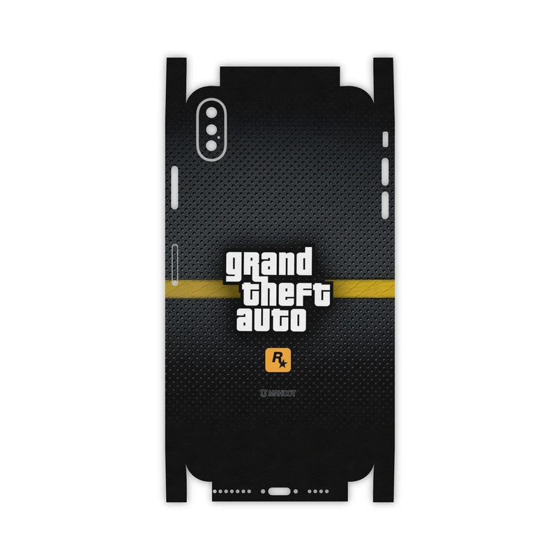 برچسب پوششی ماهوت مدل GTA-Game-FullSkin مناسب برای گوشی موبایل اپل iPhone Xs Max