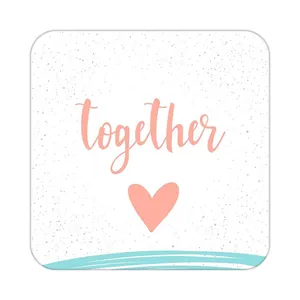 زیر لیوانی کاکتی طرح عاشقانه مدل mp40283