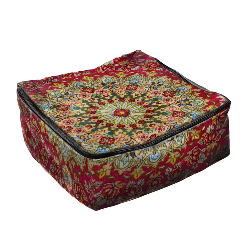 باکس لباس مدوپد طرح قالیچه قم لچک و ترنج مدل C-Ghom155