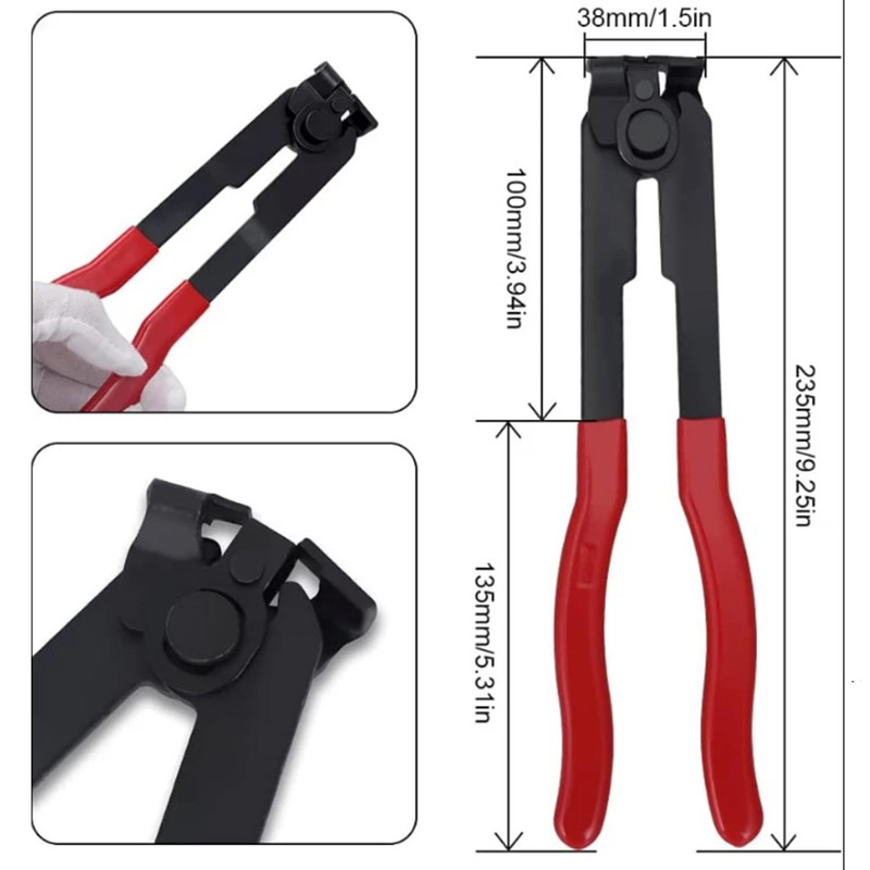 انبر سفت کن بست پولوس المپیا مدل V-BOOT سایز 9 اینچ