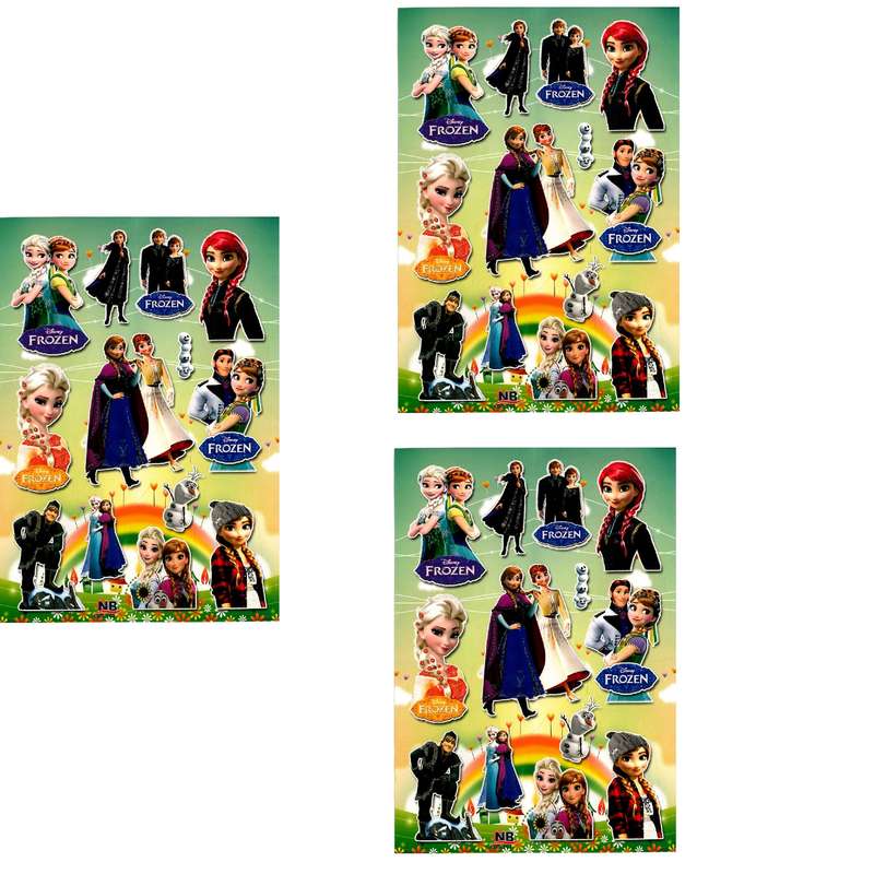 استیکر کودک مدل فروزن و السا کد NB 102  بسته 3 عددی