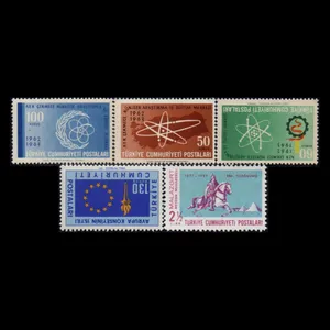 تمبر یادگاری مدل خارجی مجموعه 5 عددی 