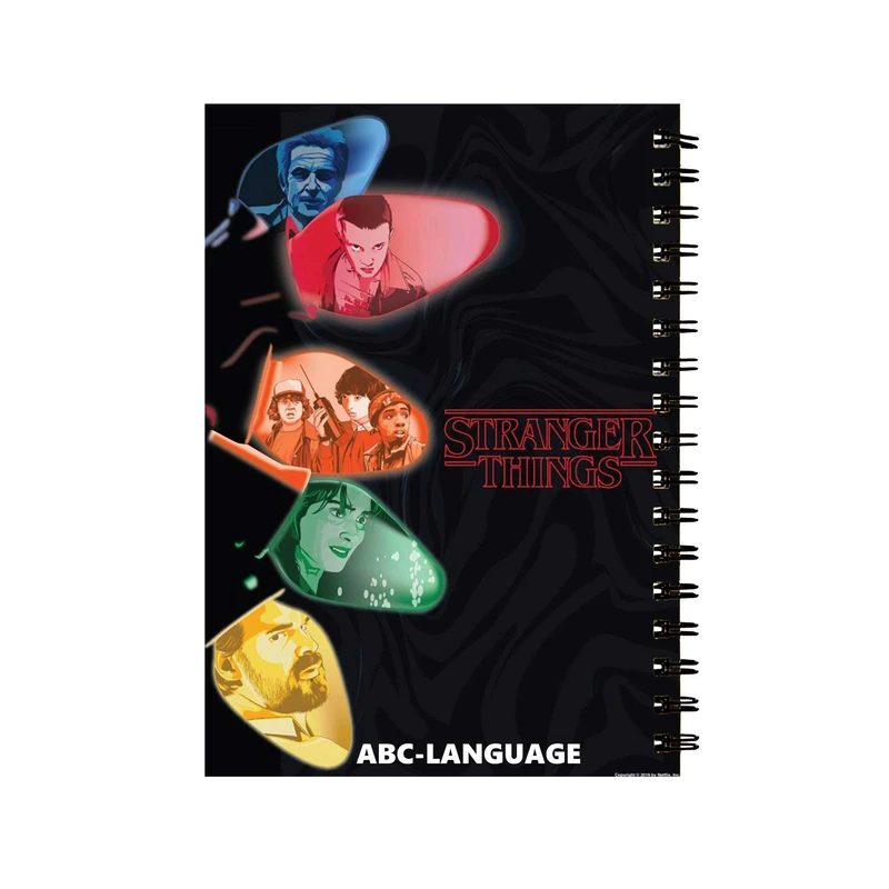 دفتر زبان 60 برگ مدل سریال استرنجر تینگز کد 350