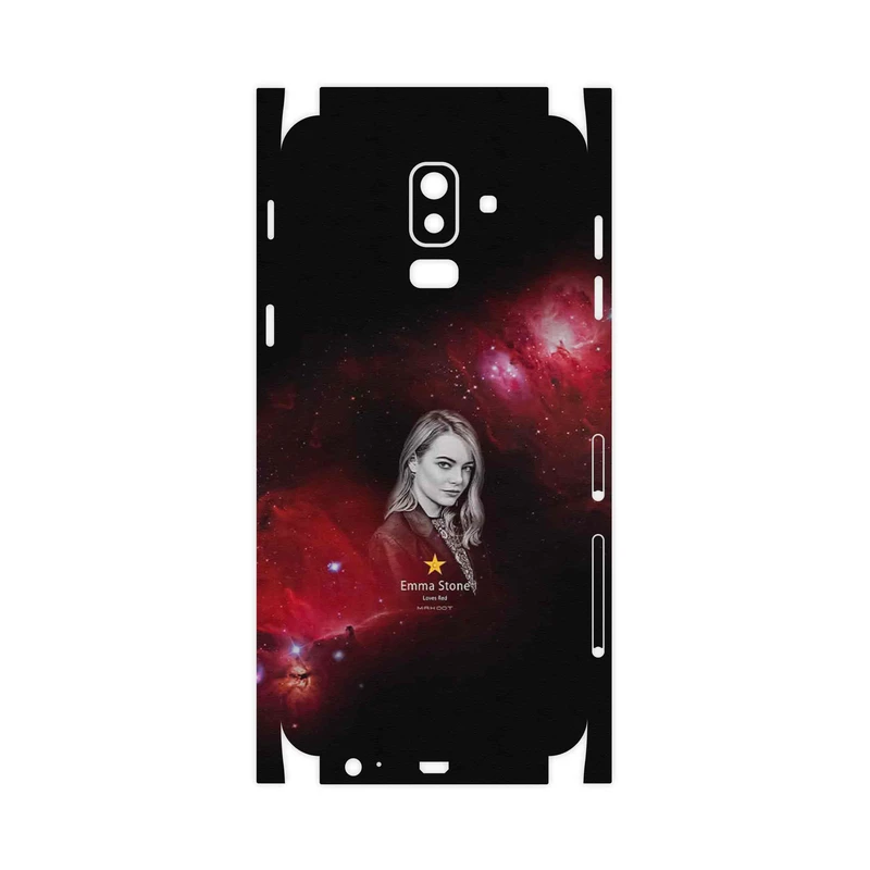 برچسب پوششی ماهوت مدل Emma Stone-FullSkin مناسب برای گوشی موبایل سامسونگ Galaxy J8