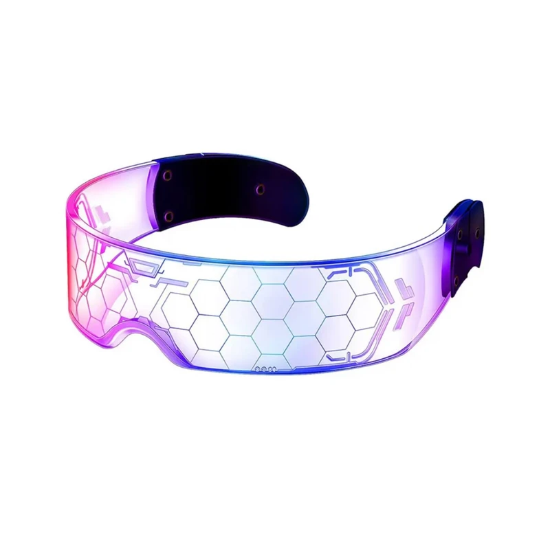 ابزار مهمانی مدل عینک 7 رنگ چشمک زن 