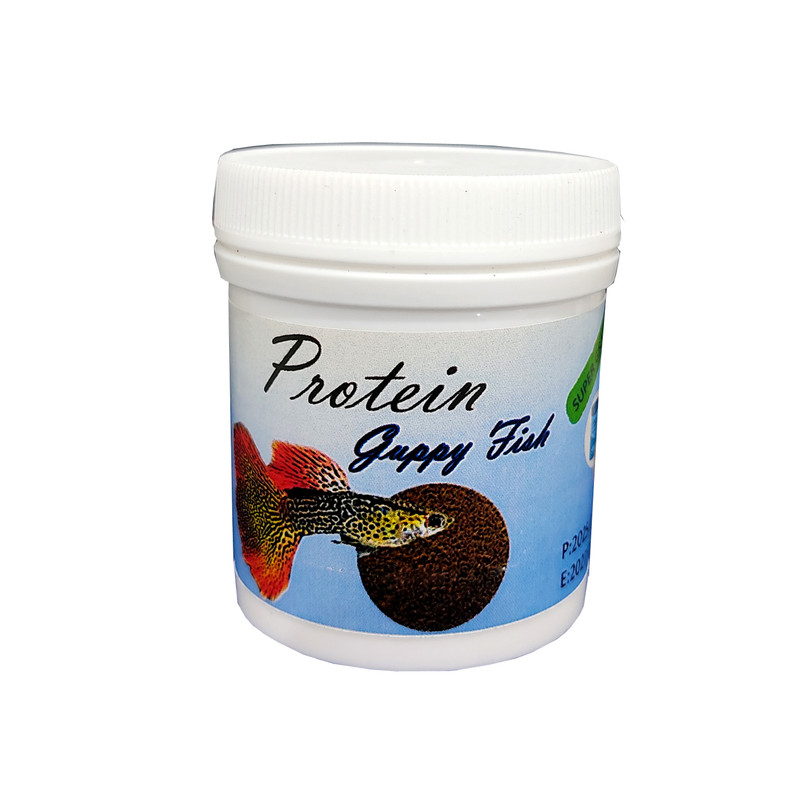 غذای ماهی گوپی مدل پروتیین وزن 50 گرم
