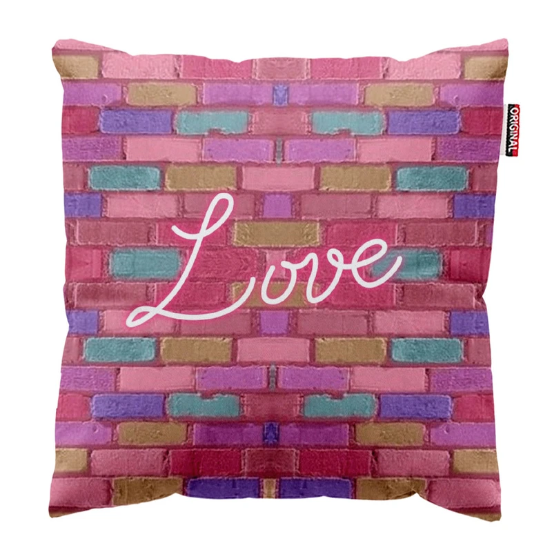  کوسن پاد آفرین طرح عشق کد 2883 سایز 30*30 سانتی متر