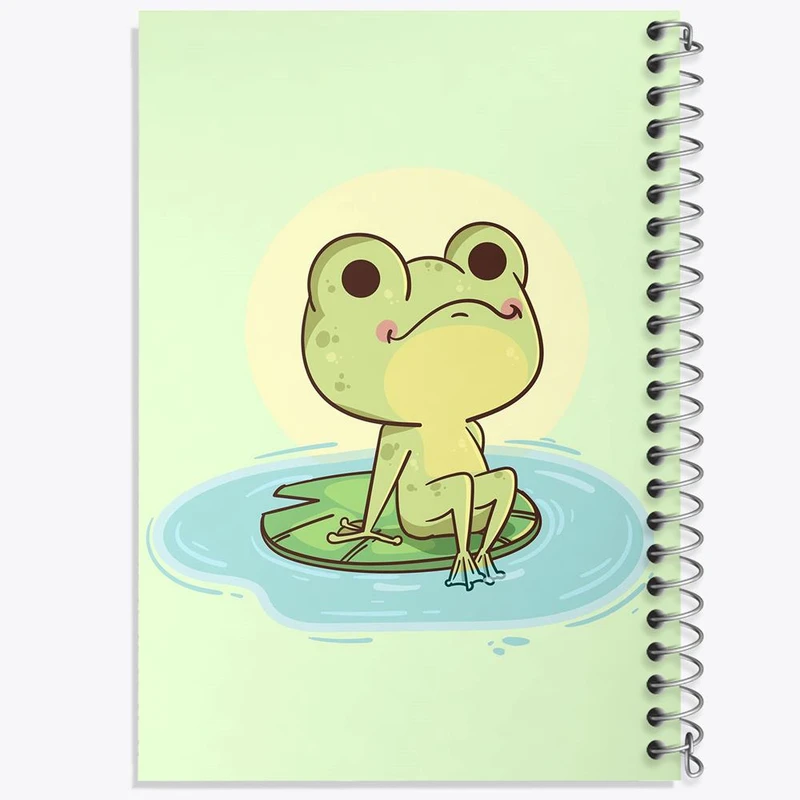 دفتر مشق 50 برگ خندالو مدل قورباغه کد 29168