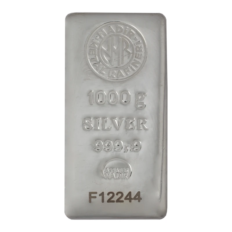 شمش نقره عیار 999.9 گالری تاج آبادی مدل T-1000