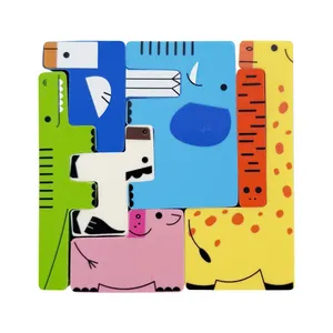 پاک کن دلی مدل پازل حیوانات کد VP188 مجموعه 7 عددی