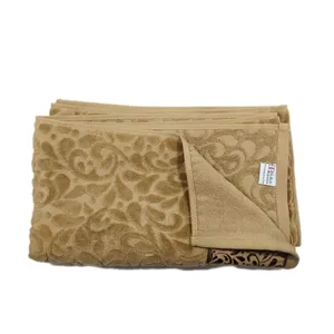 حوله حمام  بهباف آذر مخمل مدل Antique سایز 155×95 سانتی متر