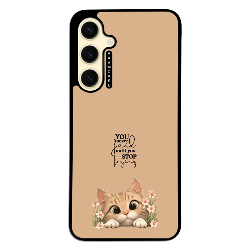 کاور آکام مدل AMC-WSGS24FE-ANIMALS QOUTES-17 مناسب برای گوشی موبایل سامسونگ Galaxy S24 FE