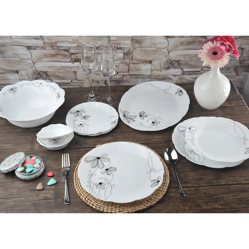 سرویس غذا خوری 26 پارچه دسینی مدل شارلوت