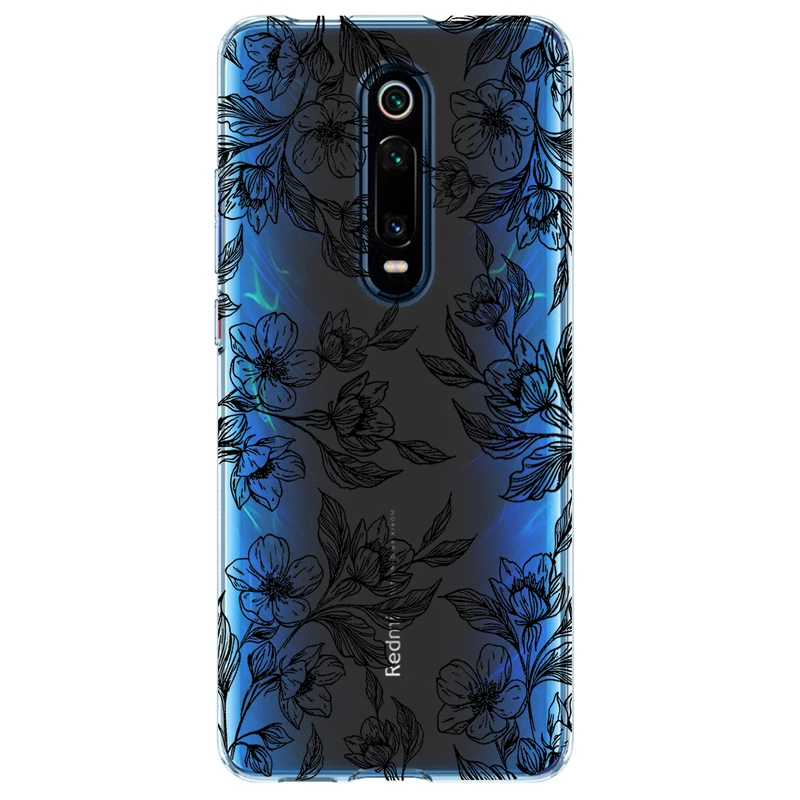 کاور مگافون طرح گل مدل C50-B مناسب برای گوشی موبایل شیائومی Mi 9T / Mi 9T Pro