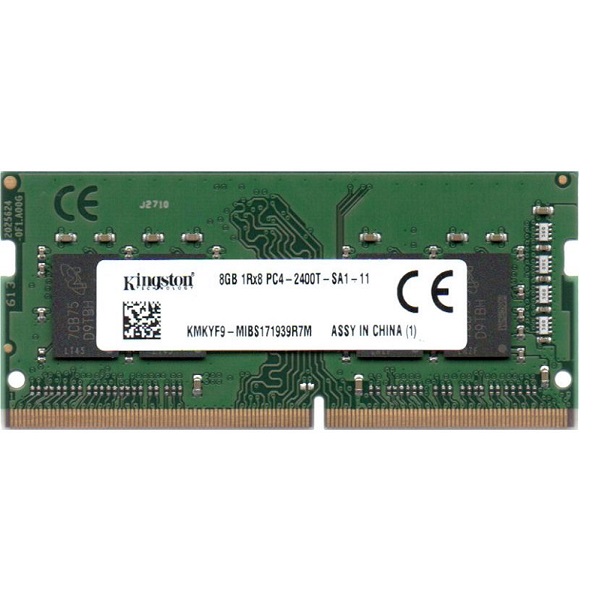 رم لپتاپ DDR4 تک کاناله 2400 مگاهرتز CL17 کینگستون مدل PC4 SA1-11 ظرفیت 4 گیگابایت
