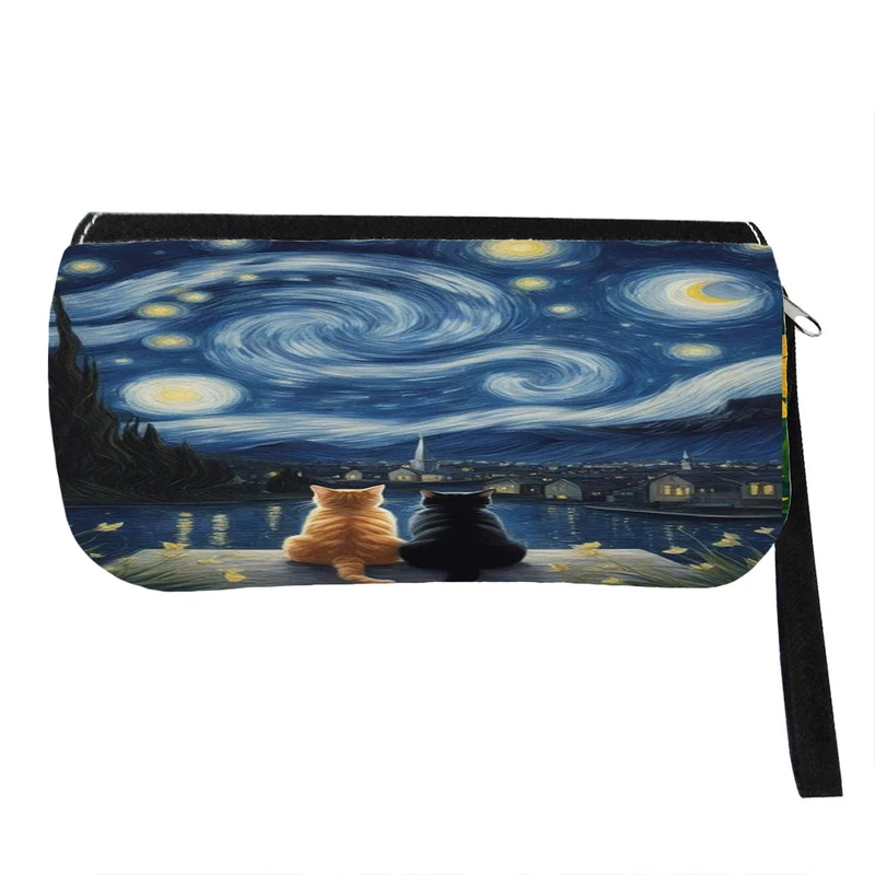 جامدادی پاد آفرین مدل فانتزی طرح کارتونی گربه کیوت ونگوگ کد p1331