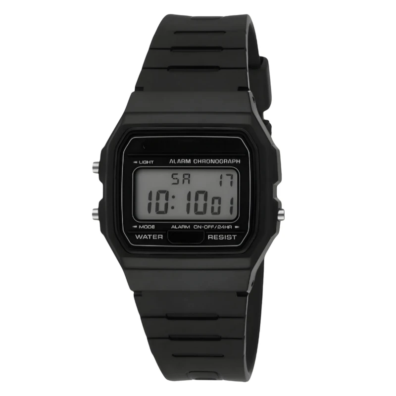 ساعت مچی دیجیتال مدل مینیمال اسپرت کرنوگراف بند پیو کد ۴