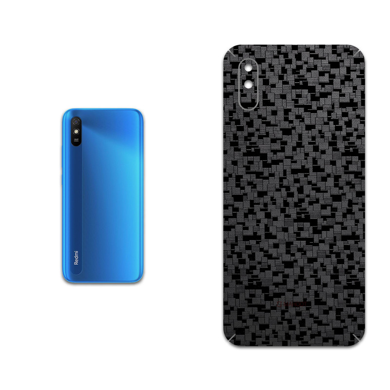برچسب پوششی ماهوت مدل Black-Silicon مناسب برای گوشی موبایل شیائومی Redmi 9A