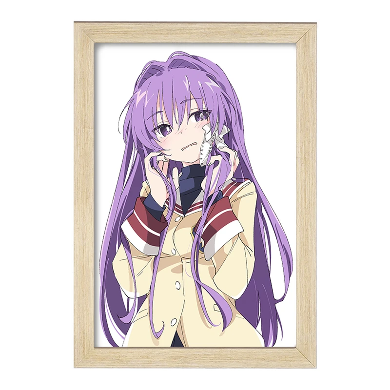 تابلو خندالو مدل کیو انیمه کلاناد Clannad  کد 22424