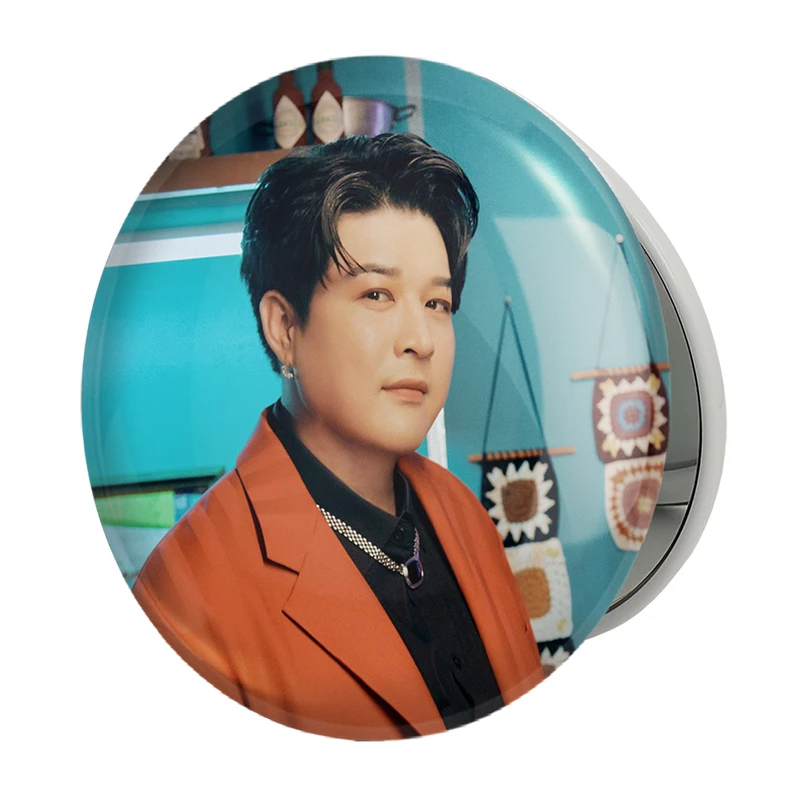 آینه جیبی خندالو طرح شین دونگ گروه سوپر جونیور Super Junior مدل تاشو کد 21418 