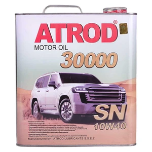روغن موتور آترود مدل 10w40 sn نیمه سنتتیک کد 110033 حجم 5 لیتر