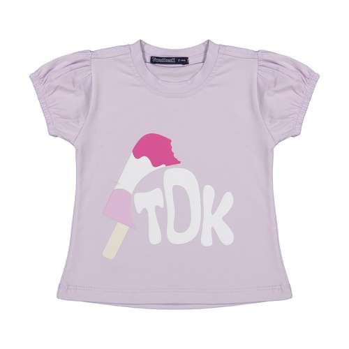 تی شرت آستین کوتاه دخترانه تودوک مدل 2151591-60