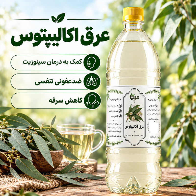 عرق اکالیپتوس مِرنا - 1 لیتر