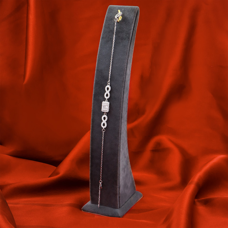 دستبند نقره زنانه جی تی ای مدل جی نایس