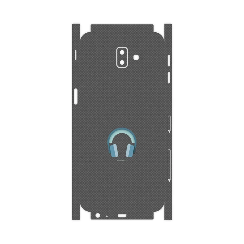 برچسب پوششی ماهوت مدل Minimal Headphone Icon-FullSkin مناسب برای گوشی موبایل سامسونگ Galaxy J6 Plus