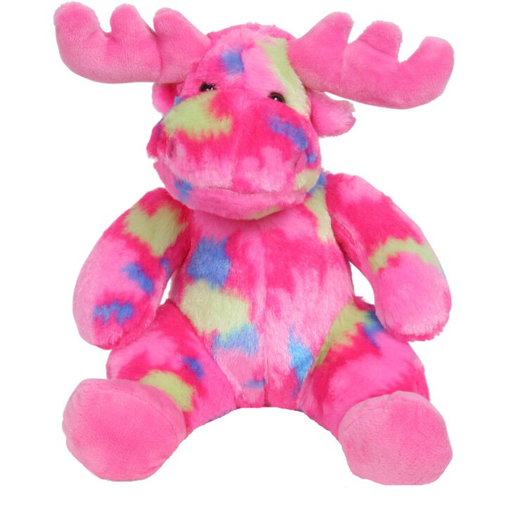 عروسک طرح گوزن مدل Rainbow Minnesota Moose کد SZ4/255 ارتفاع 22 سانتی متر