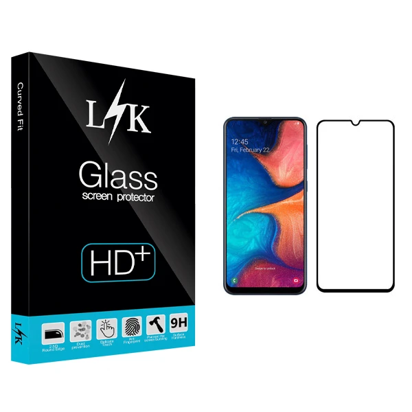 محافظ صفحه نمایش ال کی مدل +LITE مناسب برای گوشی موبایل سامسونگ Galaxy A20