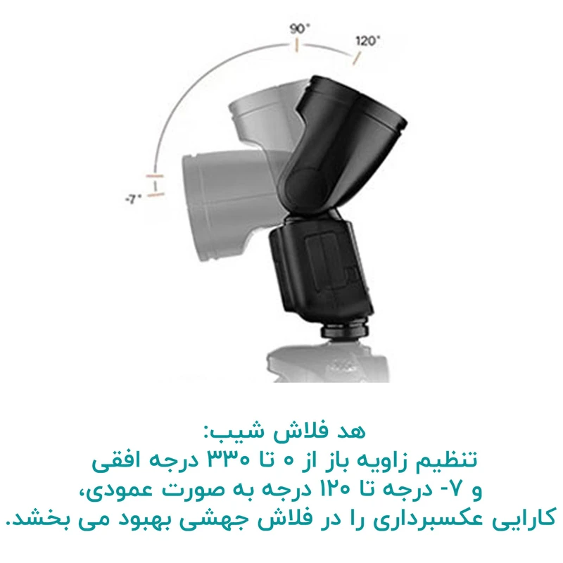 فلاش دوربین گودکس مدل V1S عکس شماره 7