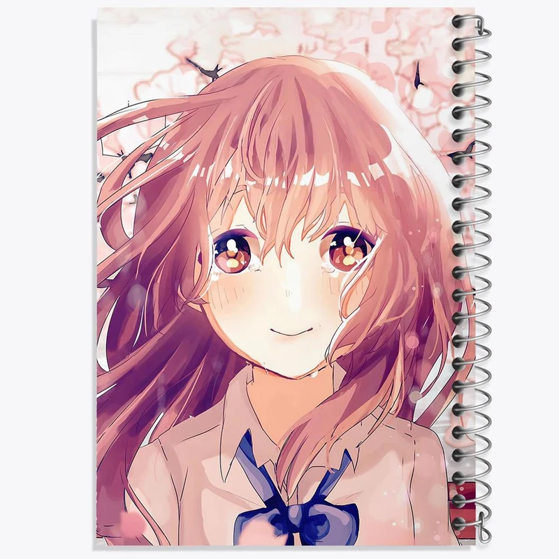 دفتر لیست خرید 50 برگ خندالو طرح شوکو نیشیمیا انیمه سایلنت ویس A Silent Voice کد 15777