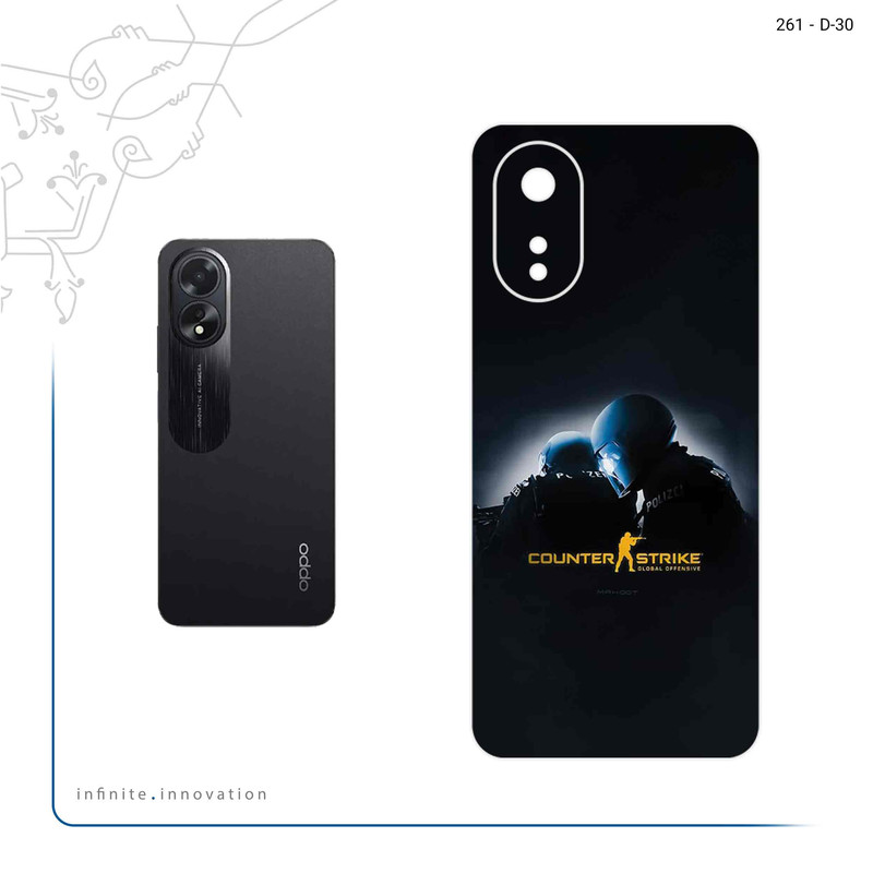 برچسب پوششی ماهوت مدل Counter_Strike مناسب برای گوشی موبایل اپو A38