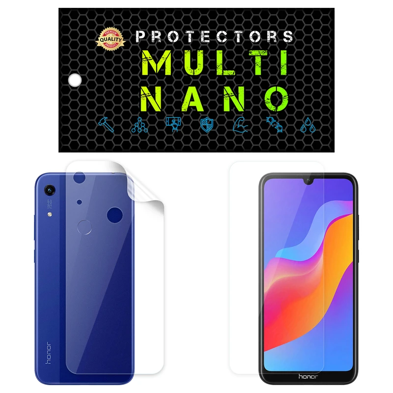 محافظ صفحه نمایش مولتی نانو مدل X-SFT مناسب برای گوشی موبایل آنر 8A Prime به همراه محافظ پشت
