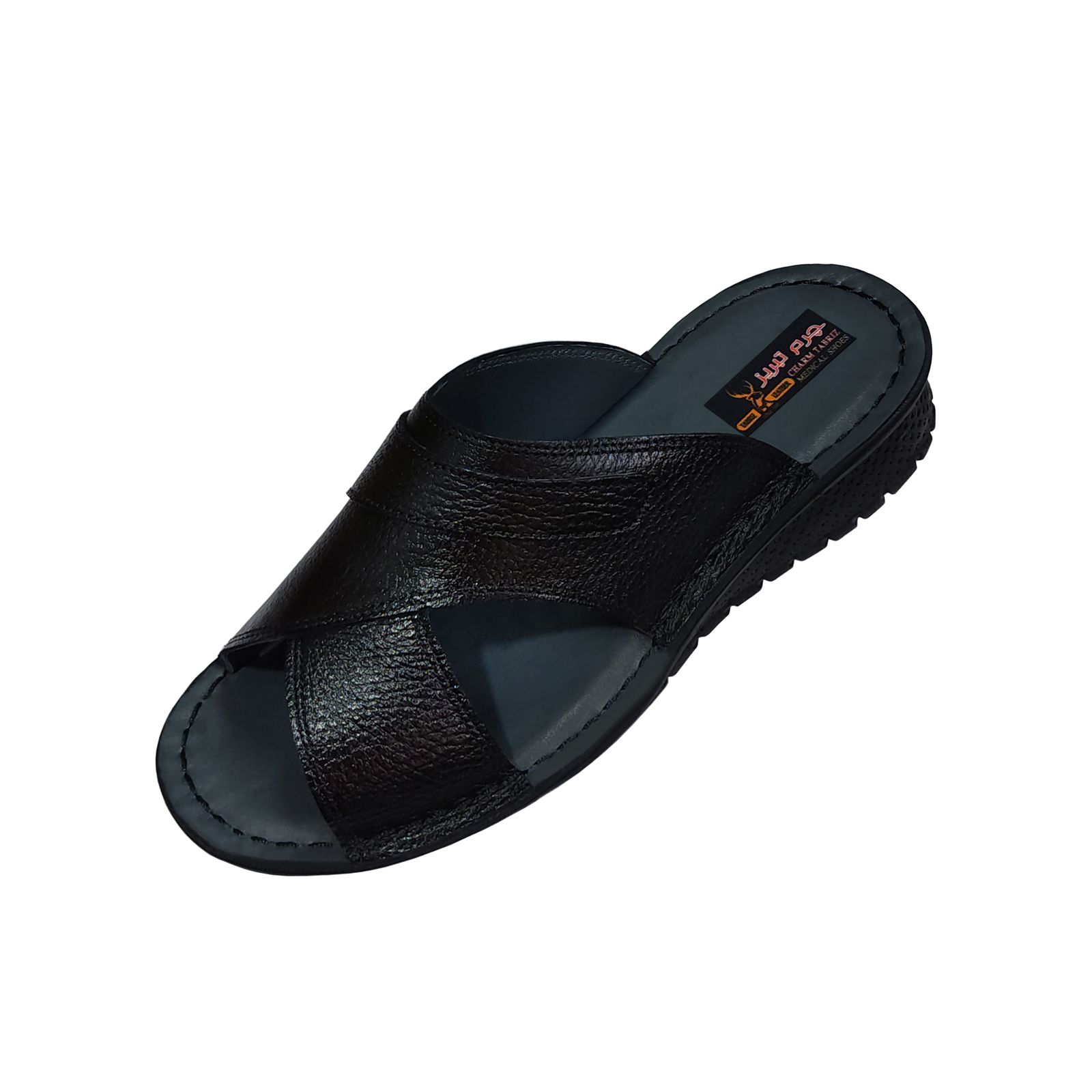 صندل مردانه چرم تبریز مدل پیروز -  - 3