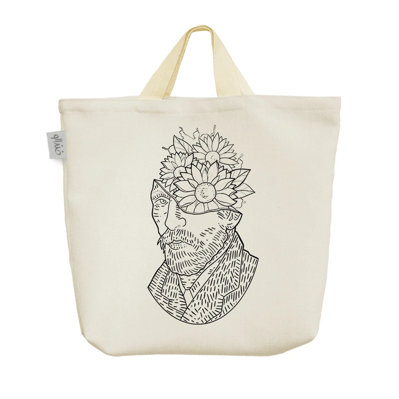 ساک خرید خندالو مدل ونسان ونگوگ کد H1418