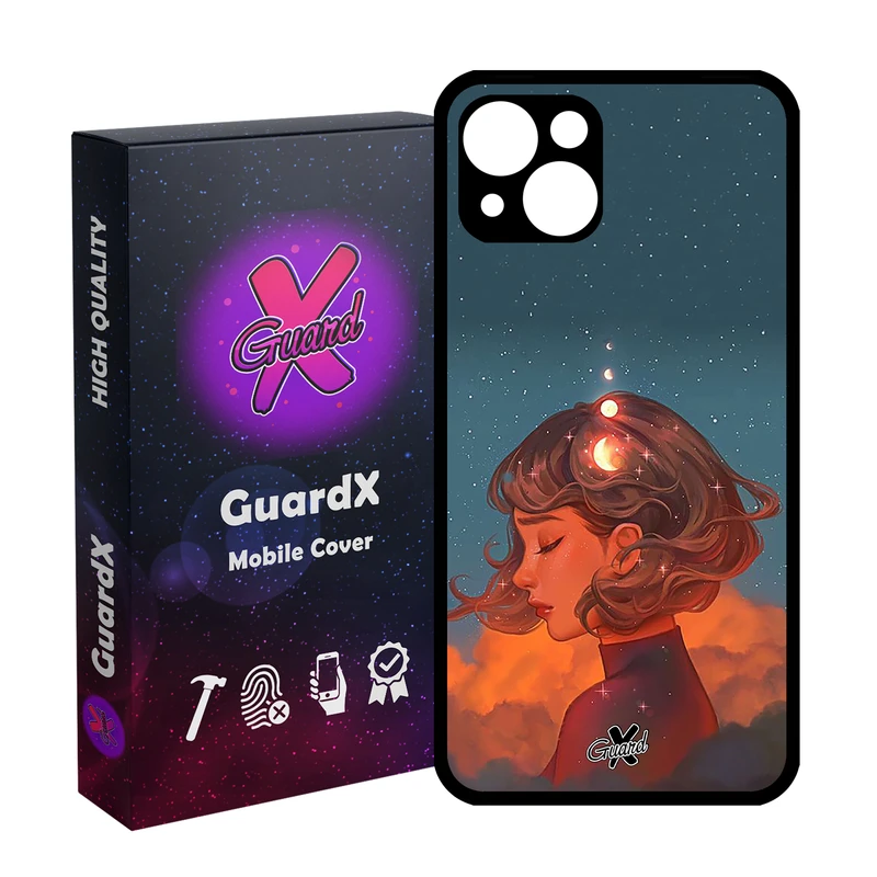 کاور گارد ایکس طرح Girl مدل Glass10302 مناسب برای گوشی موبایل اپل iPhone 13