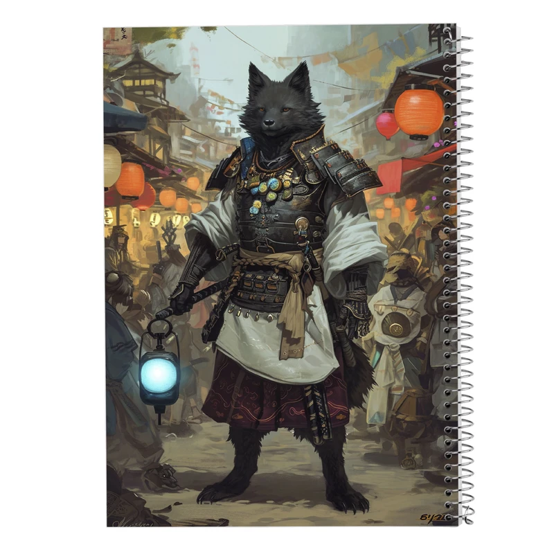 دفتر شطرنجی 50 برگ مدوپد مدل حیوانات جنگجو کد DF14777