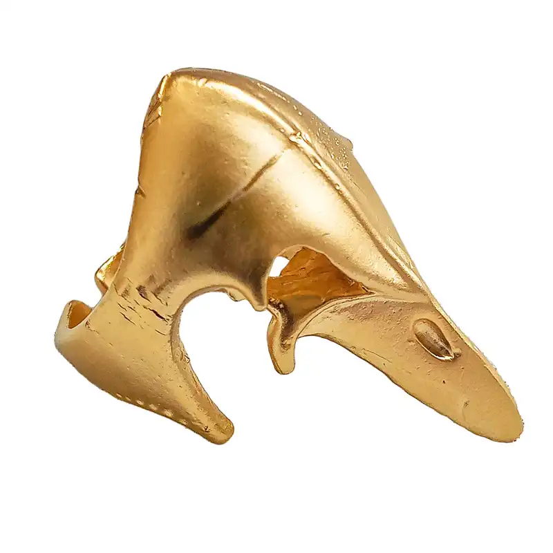 انگشتر مردانه مدل جمجمه کلاغ کد ESKOL-90