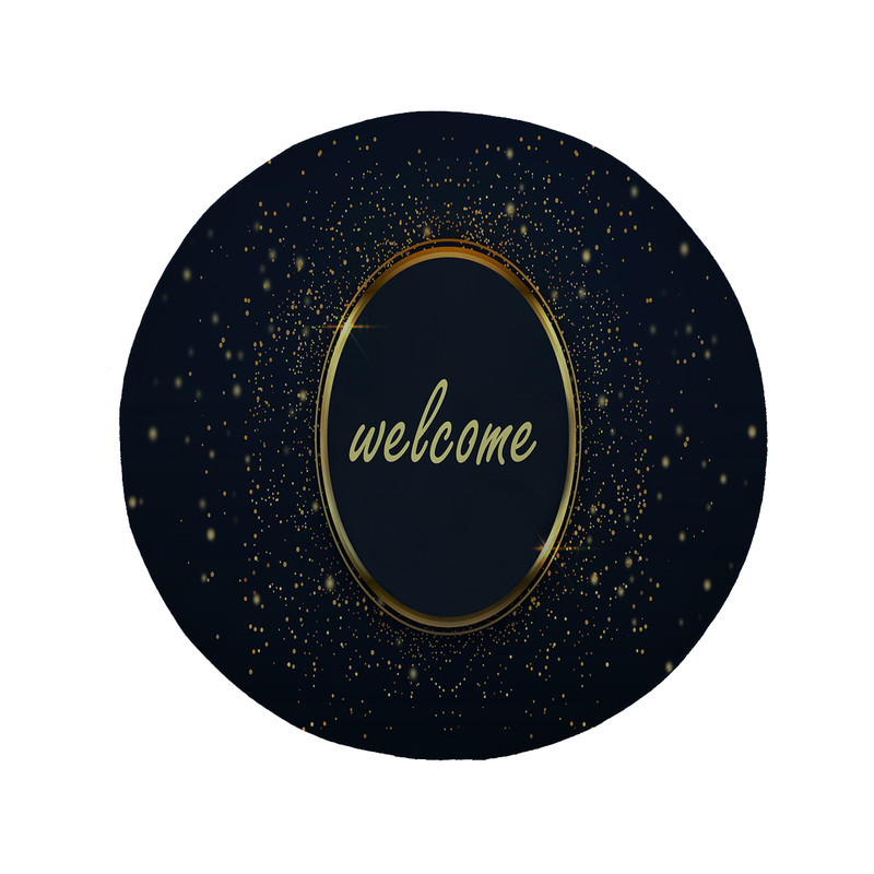 پادری مدل دایره طرح Welcome کد 8372 سایز 90 × 90 سانتی متر پادری مدل دایره طرح Welcome کد 8372 سایز 90 × 90 سانتی متر