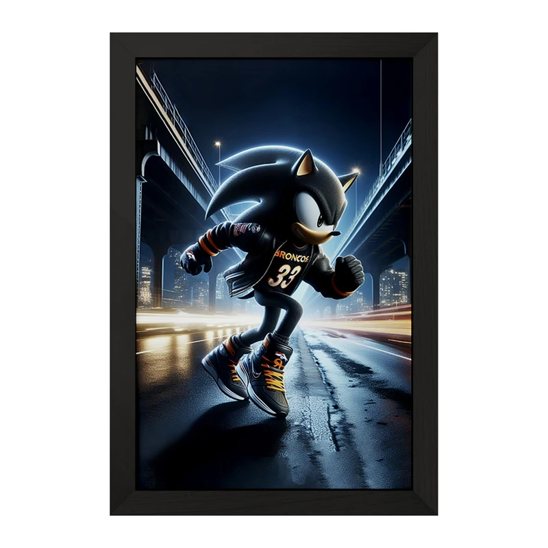 تابلو خندالو مدل سونیک (Sonic) کد F4412