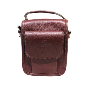 کیف رودوشی مردانه سرزمین چرم مدل 301007