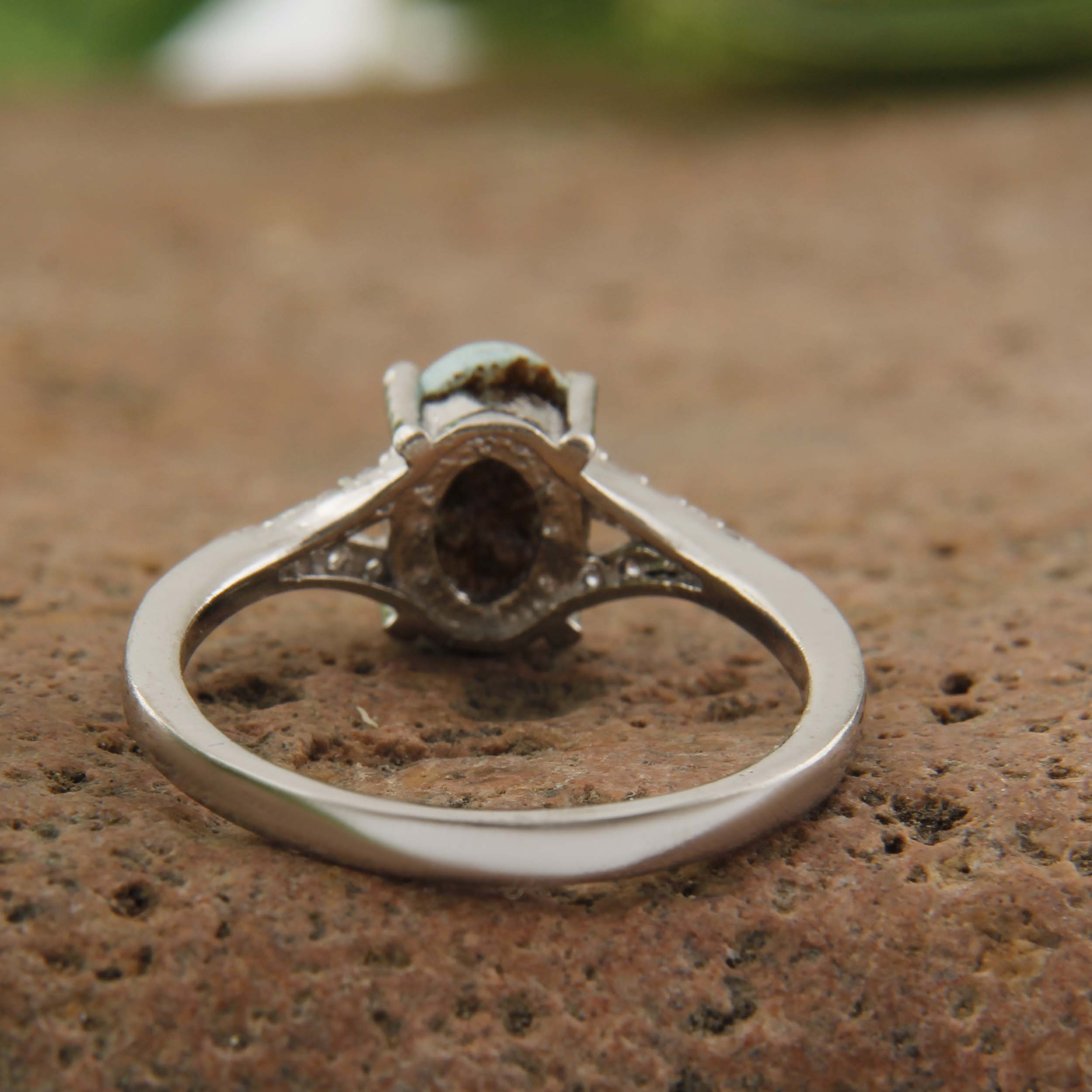 انگشتر نقره زنانه مدل بازرگانی میلادی سنگ فیروزه طبیعی نیشابور نگین برلیان بدون ریزش ابکاری رادیوم کد AWR_1589 انگشتر نقره زنانه مدل بازرگانی میلادی سنگ فیروزه طبیعی نیشابور نگین برلیان بدون ریزش ابکاری رادیوم کد AWR_1589