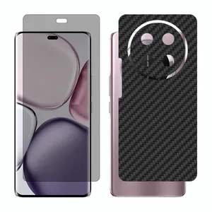Glass Together model privacy screen protector suitable for Honor X9c mobile phone with back cover sticker