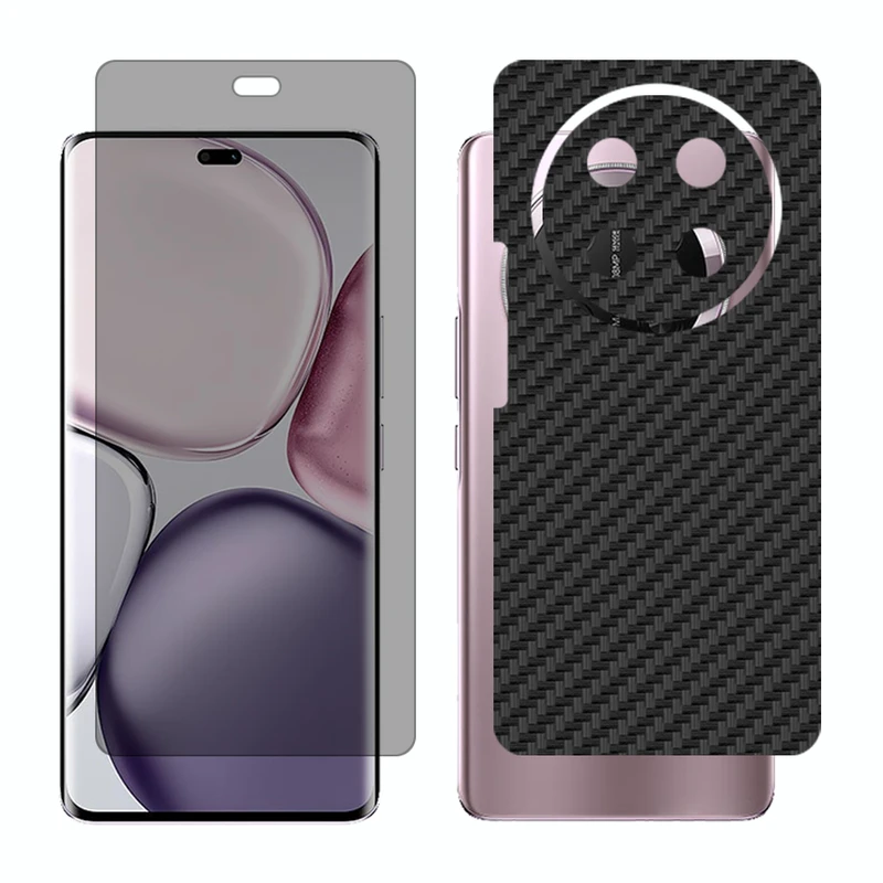 محافظ صفحه نمایش حریم شخصی گلس مدل Together مناسب برای گوشی موبایل آنر X9c به همراه برچسب پوششی