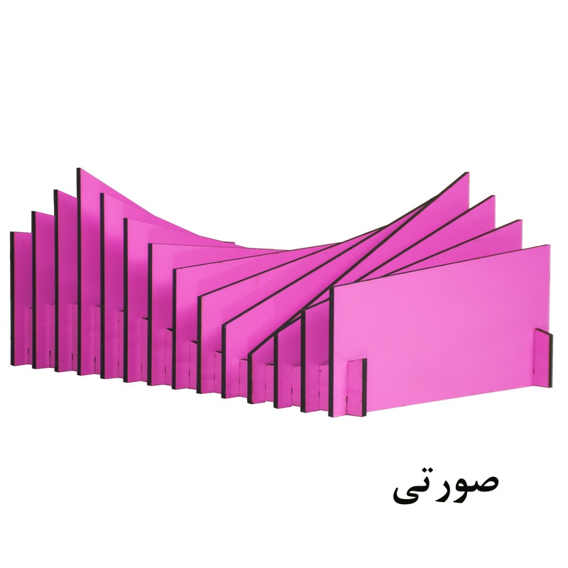 قفسه اداری مدل موج کد S05 قفسه اداری مدل موج کد S05